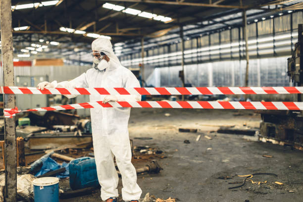 Professional Drug Lab Cleanup technician working in Calabasas, CA